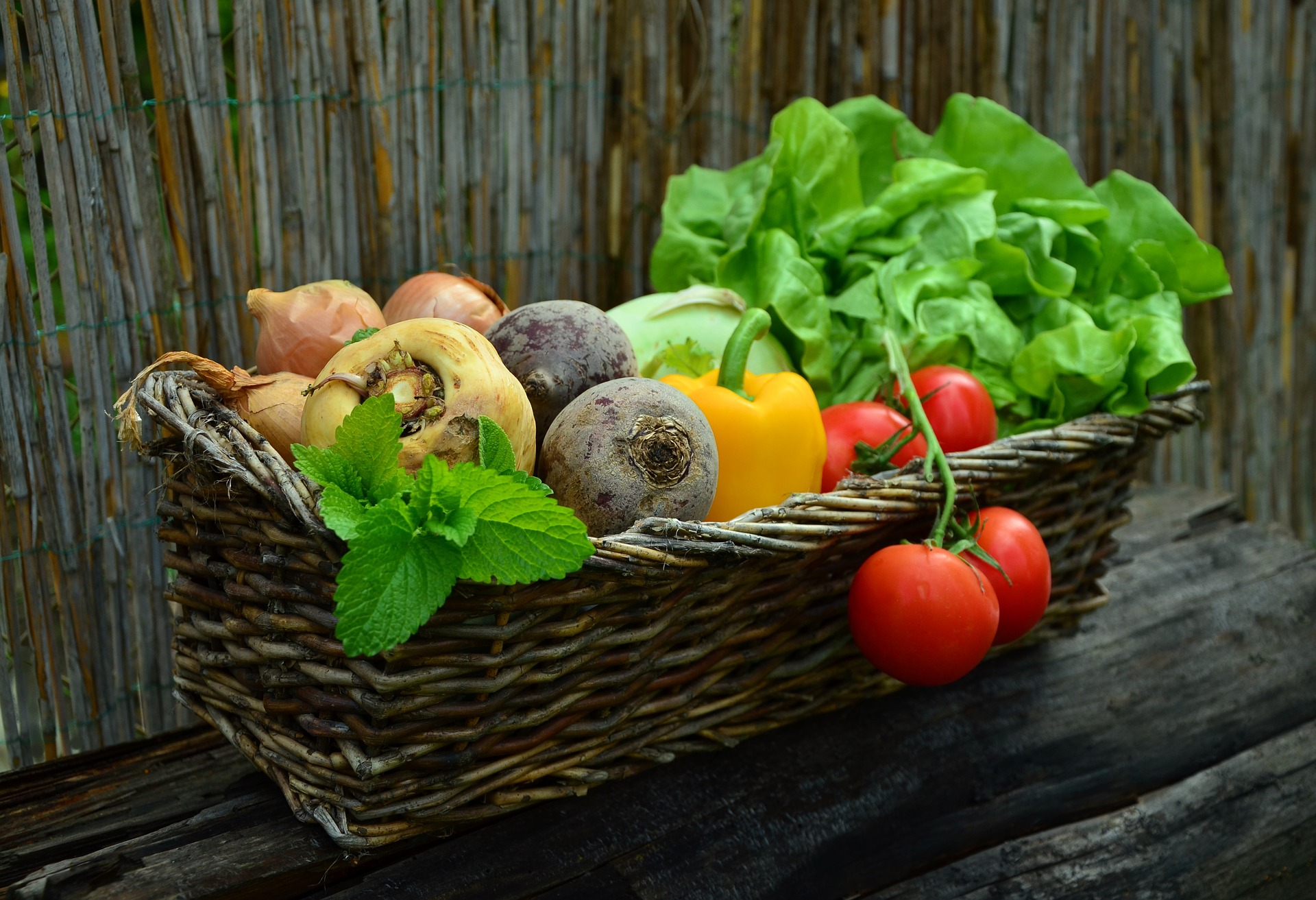 Image of produce in a basket
